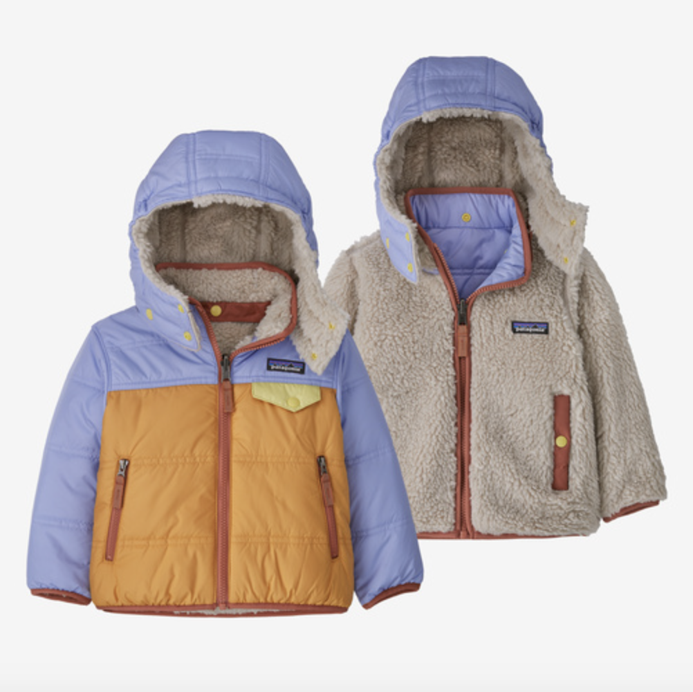 Patagonia Baby Reversible Tribbles Hoody.